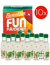 Berentzen: Fun Saurer Apfel Likör in PET / 16% Vol. / 10 x 0,02 Liter-Flasche