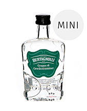 Bertagnolli Grappa di Gewürztraminer Mini / 42 % Vol. / 0,05 Liter-Flasche