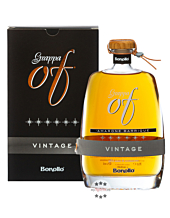 Bonollo: Grappa of Vintage Sei Stelle Amarone Barrique / 42 % Vol. / 0,7 Liter-Flasche in Geschenkkarton