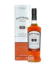 Bowmore 15 Jahre Islay Single Malt Scotch Whisky / 43 % Vol. / 0,7 Liter-Flasche in Geschenkkarton