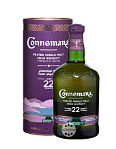 Connemara 22 Jahre Peated Single Malt Irish Whiskey / 46 % Vol. / 0,7 Liter-Flasche in Geschenkdose