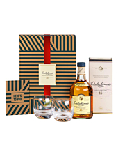 Dalwhinnie 15 Jahre Whisky Geschenkset mit 2 Gläsern & Grußkarte / 43 % Vol. / 0,7 Liter in Geschenkbox