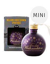 Dolomiti Christbaumkugel mit Williams-Christ-Birnen Schnaps / 35 % vol / 0,04 Liter