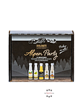 Dolomiti Geschenkset Alpen Party Miniaturen-Probierset / 16 – 40 % Vol. / 10 x 0,02 Liter-Flasche