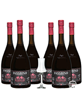 Fassbind: 6 x Alte Kirsche - Vieille Cerise / 40 % Vol. / 6 x 0,7 Liter + mySpirits Schnapskelch