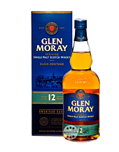 Glen Moray 12 Jahre Speyside Single Malt Scotch Whisky / 40 % Vol. / 0,7 Liter-Flasche in Geschenkbox
