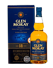 Glen Moray 18 Jahre Speyside Single Malt Scotch Whisky / 47,2 % Vol. / 0,7 Liter-Flasche in Geschenkbox