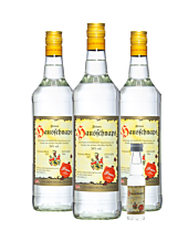 Prinz: Hausschnaps / 34 % Vol. / 3 x 1,0 Liter-Flaschen + 1 x 0,02 Miniatur