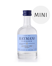 Hayman's London Dry Gin Miniatur / 41,2 % Vol. / 0,05 Liter-Flasche