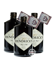 3 x Hendrick’s Gin Small Batch / 44 % vol. / 3 x 0,7 Liter-Flasche 