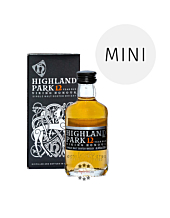 Highland Park 12 Jahre Whisky Miniatur / 40 % Vol. / 0,05 Liter-Flasche