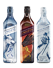 Johnnie Walker Set: 3 limitierte Game of Thrones Whiskys / 41,7 & 40,8 & 40,2 % Vol. / 3 x 0,7 Liter-Flaschen im Set