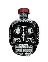 Kah Tequila Añejo / 40 % Vol. / 0,7 Liter in schwarzer Totenkopf-Flasche