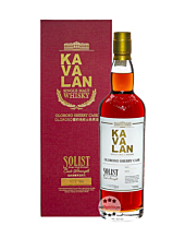 Kavalan Solist Oloroso Sherry Cask Single Malt Whisky Cask Strength / 53,2 % vol / 0,7 Liter in Geschenkbox