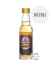 Linie Aquavit Kümmelschnaps Mini / 41,5 % Vol. / 0,04 Liter-Flasche