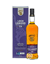 Loch Lomond 18 Years Single Malt Scotch Whisky / 46 % Vol. / 0,7 Liter-Flasche in Geschenkbox