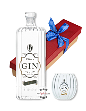 Bergbrennerei Löwen Geschenk-Set Löwen Gin mit Gin-Glas / 40 % vol. 0,7 l in Geschenk-Schachtel