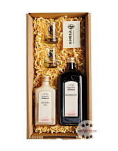 Bergbrennerei Löwen Geschenk-Set Löwen Klassiker / 16 & 32 % Vol. / 0,2 & 0,5 Liter-Flasche