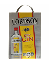 Lordson Dry Gin / 37,5 % Vol. / 3,0 Liter-Karton