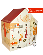 mySpirits Grappa Adventskalender Premium Selection / 40-51,4 % Vol. / 24 x 0,02l + mySpirits kleines Nosingglas