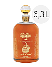 Nonino Grappa Riserva Antica Cuvée 5 Jahre – in Eichholzfässern gereift / 43 % Vol. / 6,3 Liter-Flasche in Holzkiste