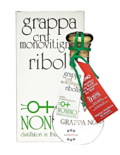 Nonino Grappa Cru Monovitigno Ribolla – Grappa aus Ribolla-Trester / 45 % Vol. 0,2 Liter-Flasche