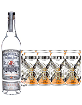 Gin Tonic Set: Portobello Road No. 171 Gin (42 % Vol. / 0,7 Liter) + 8 x 1724 Tonic Water (0,2 Liter) inkl. 2,00 € Pfand