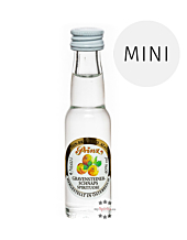 Prinz: Gravensteiner Schnaps Miniatur / 40 % Vol. / 0,02 Liter-Flasche