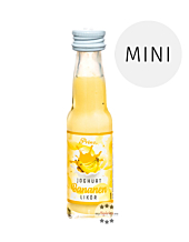 Prinz Joghurt-Bananen Likör Miniatur / 15 % Vol. / 0,02 Liter-Flasche