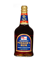 Pusser's British Navy Rum Original Admirality Blue Label / 40 % Vol. / 0,7 Liter-Flasche