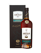 Ron Abuelo XV Años Oloroso Sherry Cask Finish / 40 % Vol. / 0,7 Liter-Flasche in Geschenkschatulle