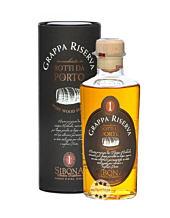 Sibona Grappa Riserva Botti da Porto / 40 % Vol. / 0,5 Liter-Flasche in Geschenkdose