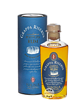 Sibona Grappa Riserva Botti da Rum / 40 % Vol. / 0,5 Liter-Flasche in Geschenkdose