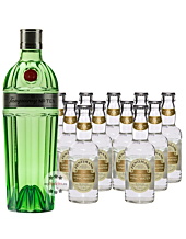 Tanqueray Gin (47,3% Vol., 0,7L) & 11x Fentimans Tonic (0,2L) inkl. 2,75€ Pfand