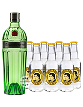 Tanqueray No.10 Gin (47,3 % vol. / 0,7 Liter) & 7 x Thomas Henry Tonic Water (0,2 Liter) inkl. 1,05 € Pfand