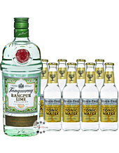 Tanqueray Gin Rangpur (41,3 % Vol. / 0,7 Liter) + 8 x Fever-Tree Indian Tonic (0,2 L) inkl. 1,20 € PfandTanqueray Gin Rangpur (41,3 % Vol. / 0,7 Liter) + 8 x Fever-Tree Indian Tonic (0,2 L) inkl. 1,20 € Pfand