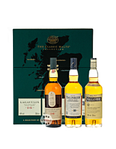 Classic Malts: Whisky Collection Strong (Lagavulin, Talisker, Cragganmore) / 40 & 43 & 45,8 % Vol. / 3 x 0,2 L in grüner Geschenkbox