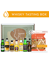 Whisky Tasting Set „Original Miniaturen“ / 40 - 46,3 % Vol. / 7 x 0,05 l in Genuss-Box mit Tasting-Booklet