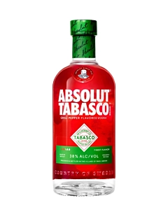 Absolut Tabasco Chili Pepper Flavored Vodka / 38 % vol / 0,7 Liter-Flasche