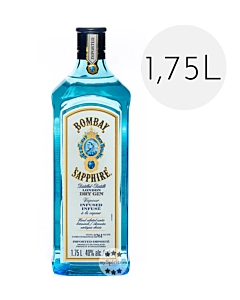 Bombay Sapphire London Dry Gin / 40 % Vol. / 1,75 Liter-Flasche