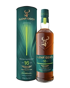 Glenfiddich & Aston Martin 16 Jahre Single Malt Scotch Whisky / 43 % vol / 0,7 Liter-Flasche