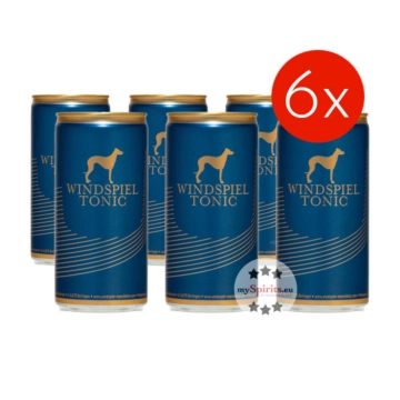 Windspiel Tonic Water / alkoholfrei / 6 x 0,2 L Dose inkl. 1,50 € Pfand