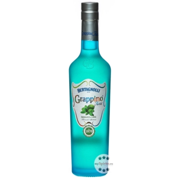 Bertagnolli Grappino Twist Basilico & Lime / 28 % vol / 0,5 Liter-Flasche