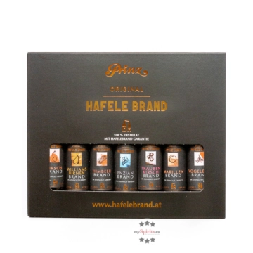 Prinz Geschenk-Set "Die kleinen Hafele" / 43 & 45 % Vol / 7 x 0,04 Liter-Flaschen in Geschenkschachtel