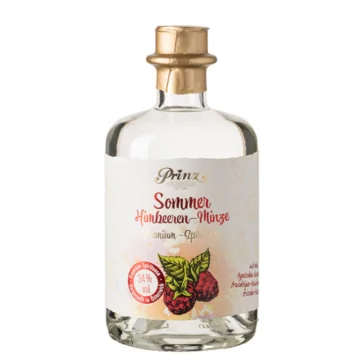 Prinz: Sommer Himbeeren-Minze Spirituose / 34 % vol. / 0,5 Liter-Flasche