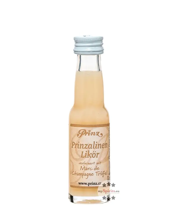 Prinz: Prinzalinen Likör - Cream-Likör / 15% Vol. / 0,02 Liter - Flasche