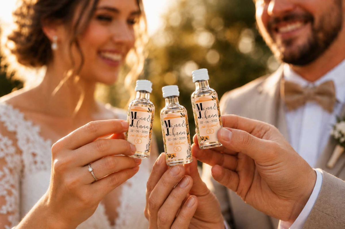 Individuelle Etiketten für Ihre persönliche Hochzeit oder Firmenfeier!