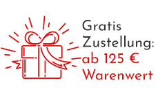 Gratis Zustellung ab 125 €