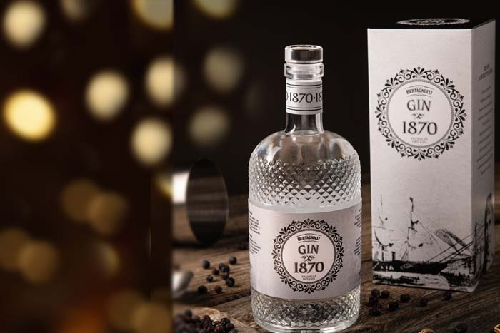 Bertagnollis 1870 Premium Dry Gin in der klassischen Variante